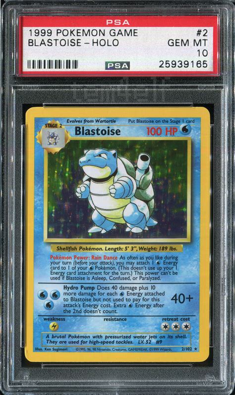 Blastoise psa 10 price